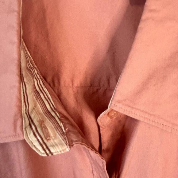 Riders Size 3X Pink Women's top button-down blouse Instantly Slims You - Picture 4 of 8